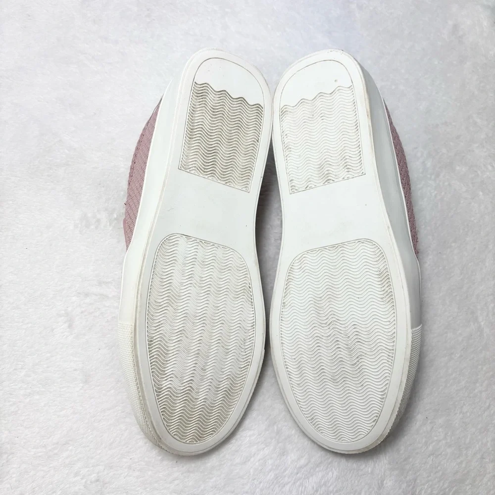 Steve Madden‎ Blush Pink Knit Slip-On Shoes Align Loafers Size 7